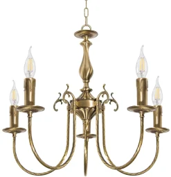 Premium Hängeleuchte Ø60cm 5-Flmg