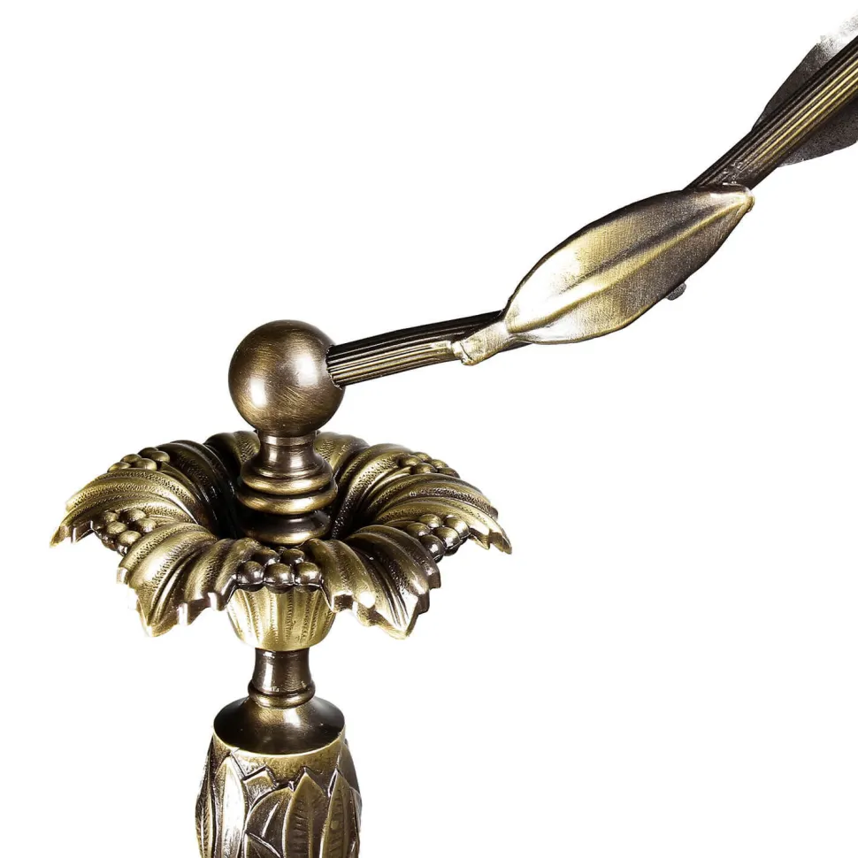 Premium Standleuchte Messing Bronziert