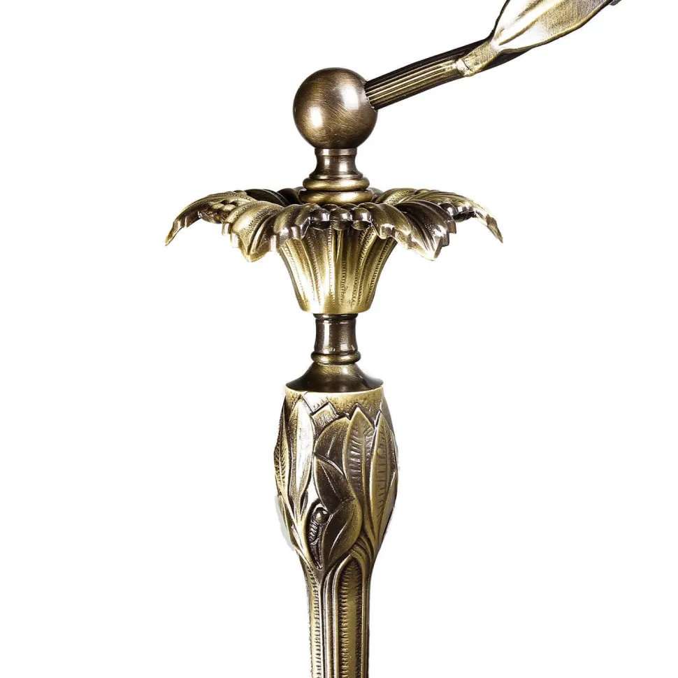 Premium Standleuchte Messing Bronziert