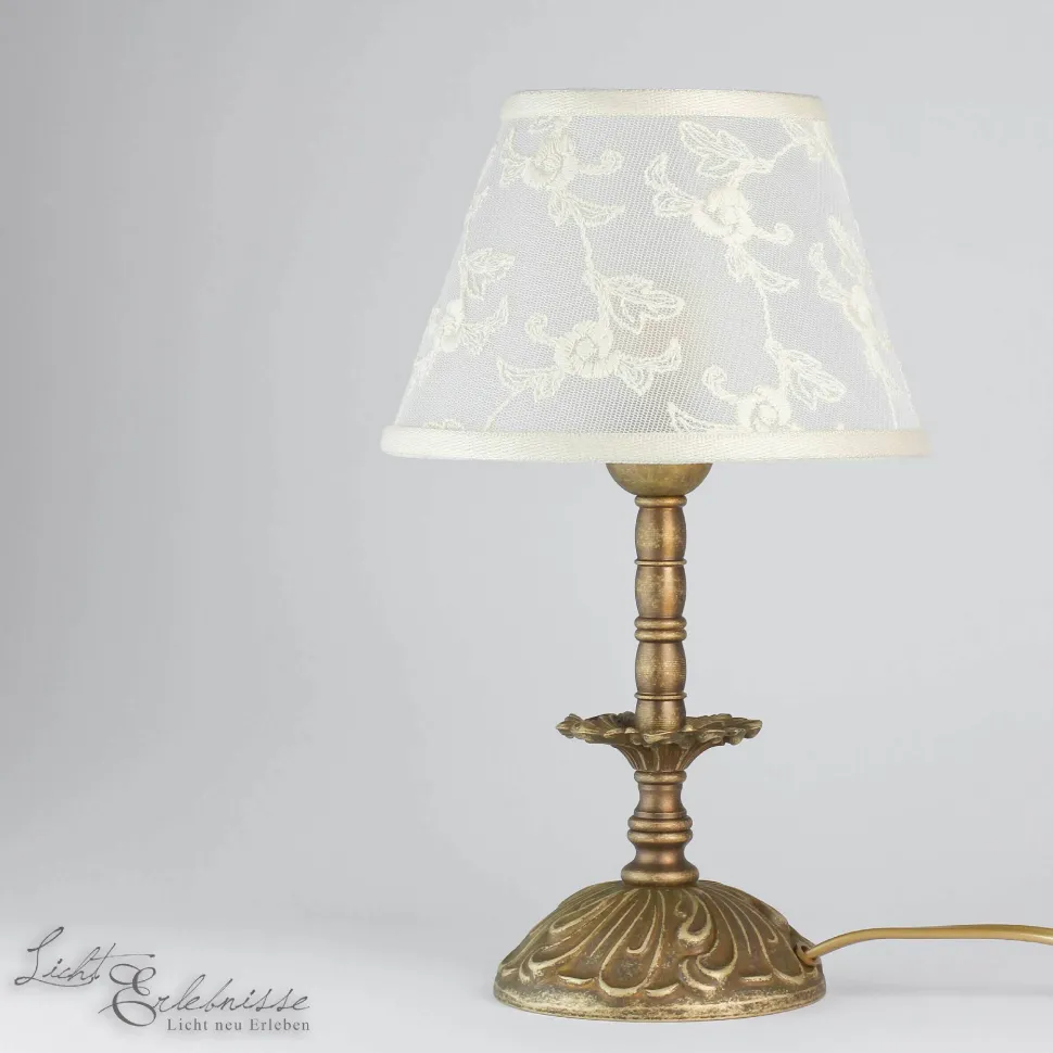 Premium Tischleuchte Messing Antik