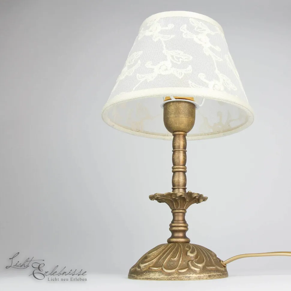 Premium Tischleuchte Messing Antik