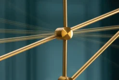 Retro Deckenleuchte verstellbar Metall E27 in Gold