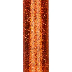 Retro Lavalampe Glitter Orange rund Ø13cm YVONNE