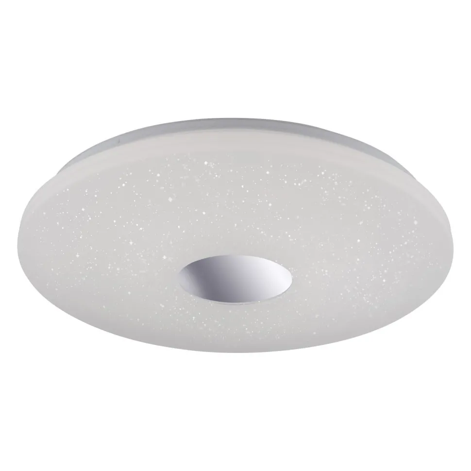 Romantische LED Deckenlampe Sternenhimmel IP44 in Chrom