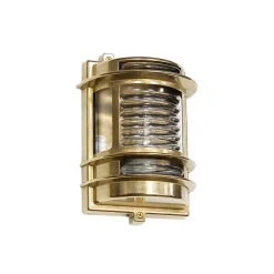 Rostfreie Wandleuchte Außen Echt-Messing GRACIA