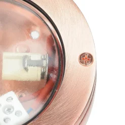 Runde Außenleuchte Kupfer aus Messing G9 Ø14cm