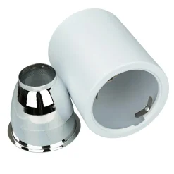 Runde Bauhaus Deckenleuchte Deckenlampe für die Küche in Weiß