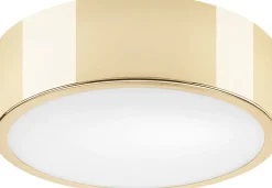 Runde Deckenlampe Glas E27 Ø26 cm blendarm in Gold