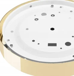 Runde Deckenlampe Glas E27 Ø26 cm blendarm in Gold