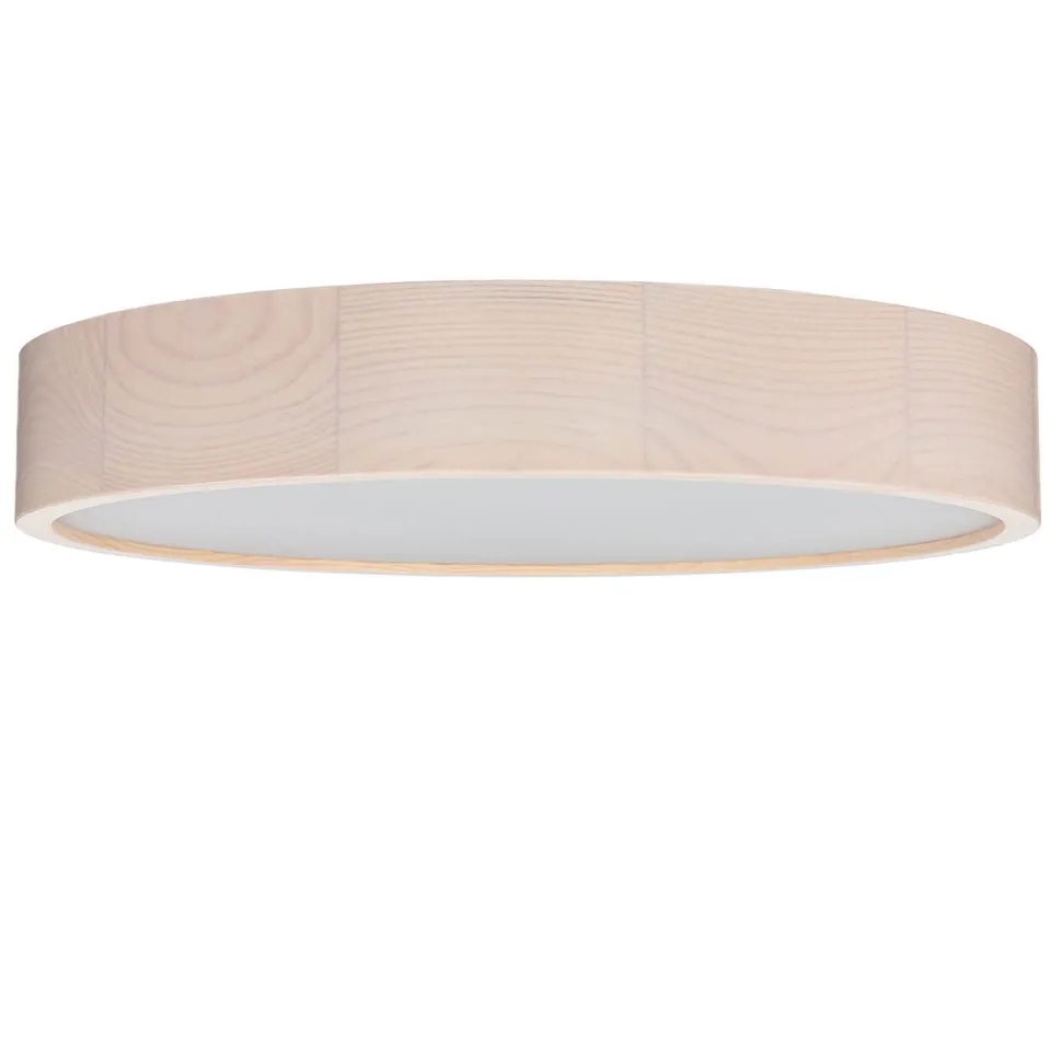 Runde Deckenleuchte ARBARO Holz Modern Wohnzimmer