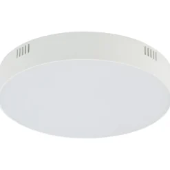 Runde Deckenleuchte LED Ø 21 cm Weiß blendarm 3000 K