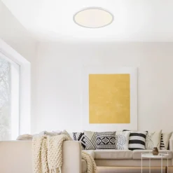 Runde LED Deckenlampe dimmbar Ø40 cm 20 W Fernbedienung