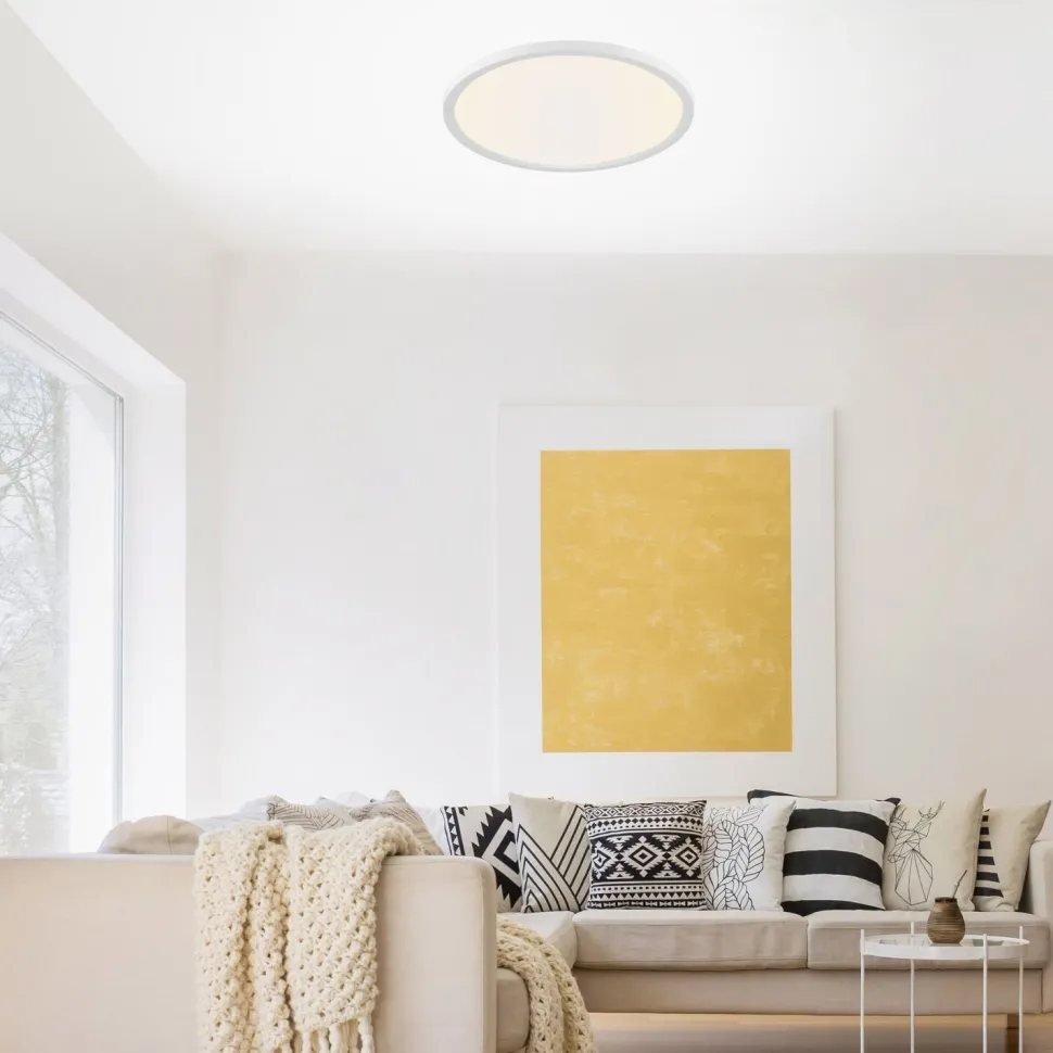 Runde LED Deckenlampe dimmbar Ø40 cm 20 W Fernbedienung