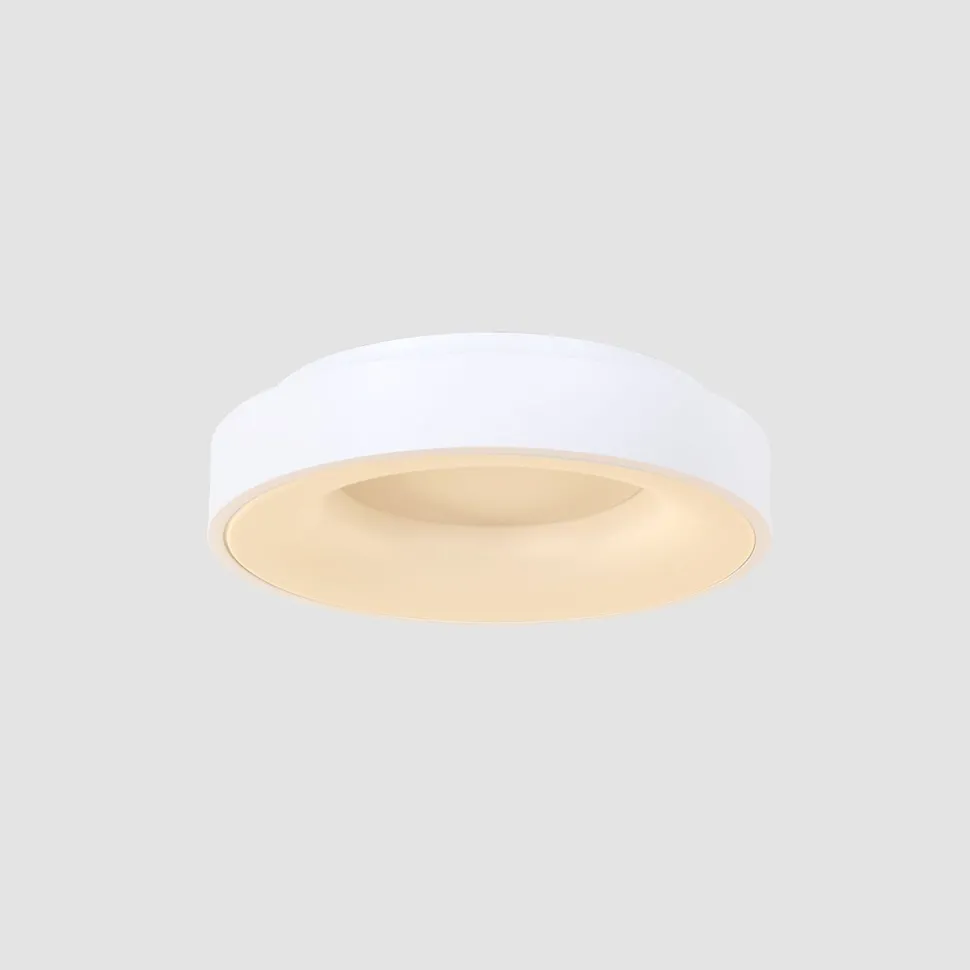 Runde LED Deckenlampe Weiß Ø38 cm 30 W 2700 K blendarm