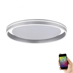 Runde LED Deckenleuchte in Stahl Ø59 cm 38 W dimmbar