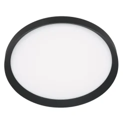 Runde LED Deckenleuchte Schwarz Weiß 2700 K Ø50 cm