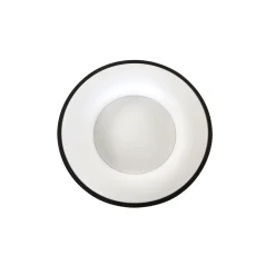 Runde LED Deckenleuchte Schwarz Weiß Ø38 cm 30 W 2700 K