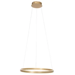 Runde LED Pendelleuchte in Gold B:60 cm 42 W stilvoll