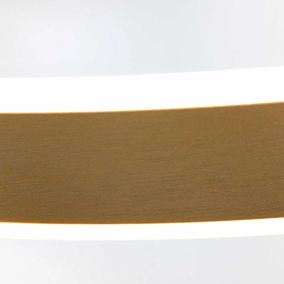 Runde LED Pendelleuchte in Gold B:60 cm 42 W stilvoll