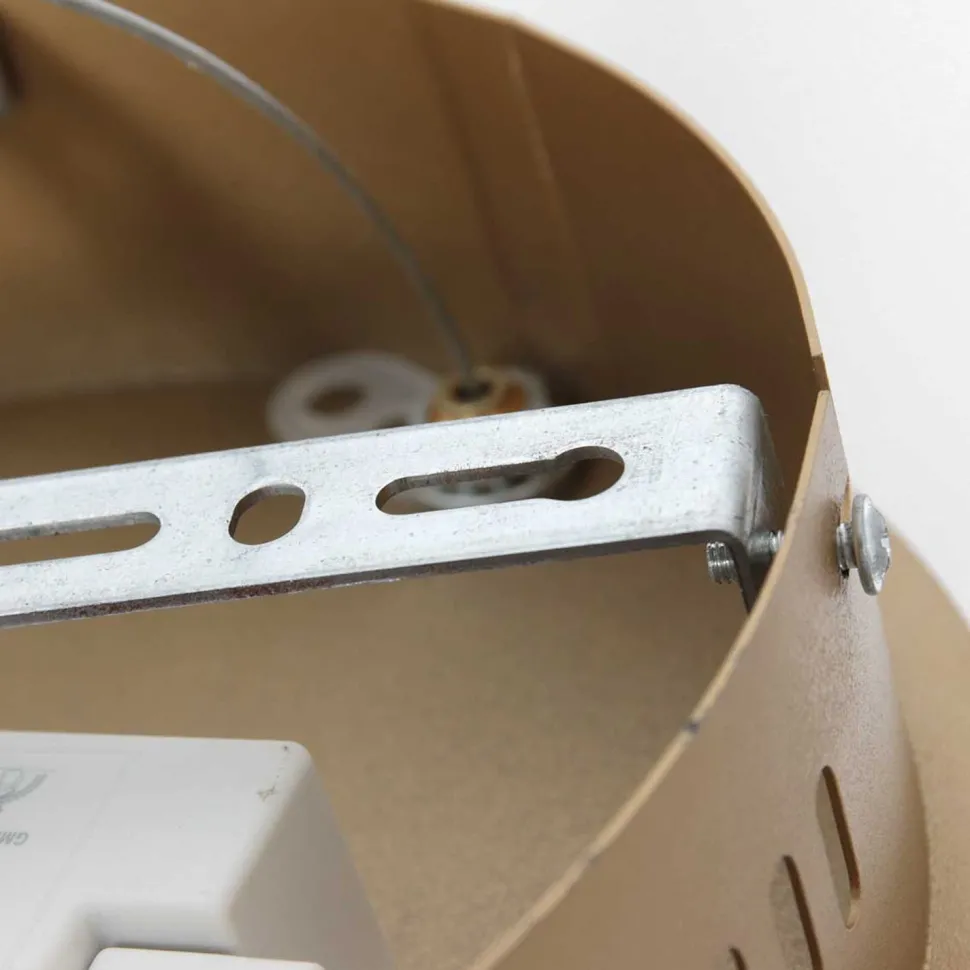 Runde LED Pendelleuchte in Gold B:60 cm 42 W stilvoll