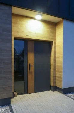 Runde LED Wandleuchte Aluminium IP65 18 W 4000 K Ø20 cm