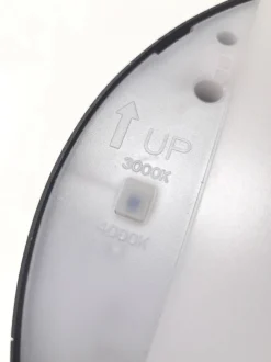 Runde LED Wandleuchte Anthrazit IP54 3000/4000 K Ø26 cm