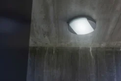 Runde LED Wandleuchte Anthrazit IP54 3000/4000 K Ø26 cm