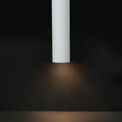 Runde Pendelleuchte Weiß Ø2,5cm G9 Modern CULT