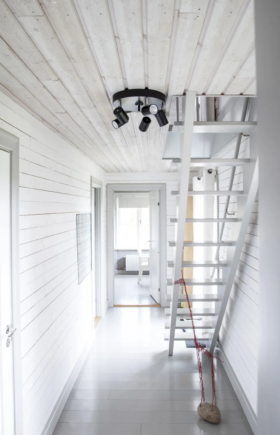 Runder Deckenspot 5-flammig GU10 Metall B: 30cm klein Schwarz