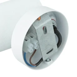 Runder Deckenspot Weiß klein H:13cm kompakt GU10