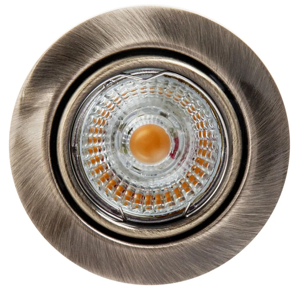 Runder Einbauspot Metall mit LED 5W zielgerichtet