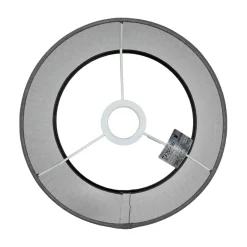 Runder Stoffschirm für Stehlampen Zylinder Ø25,5cm