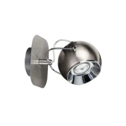 Runder Wandspot Metall mit LED GU10 Ø12cm flexibel