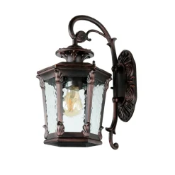 Rustikale Außen Wandleuchte Bronze Antik 40cm AMUR