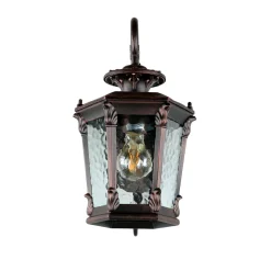 Rustikale Außen Wandleuchte Bronze Antik 40cm AMUR