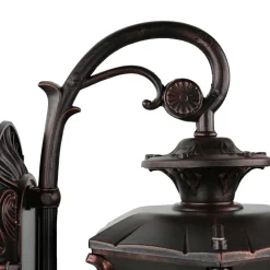 Rustikale Außen Wandleuchte Bronze Antik 40cm AMUR