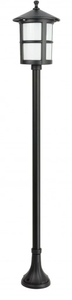 Rustikale Außenlampe KINGFISHER Aluminium Schwarz