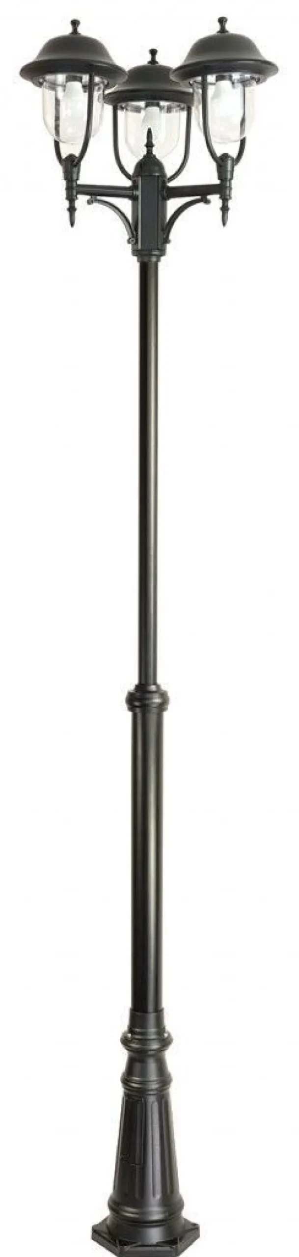 Rustikale Außenlampe Schwarz 195-295 cm IP43 E27