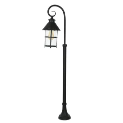 Rustikale Außenlampe Schwarz 116cm regenfest E27