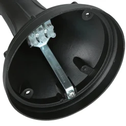 Rustikale Außenlampe Schwarz 116cm regenfest E27