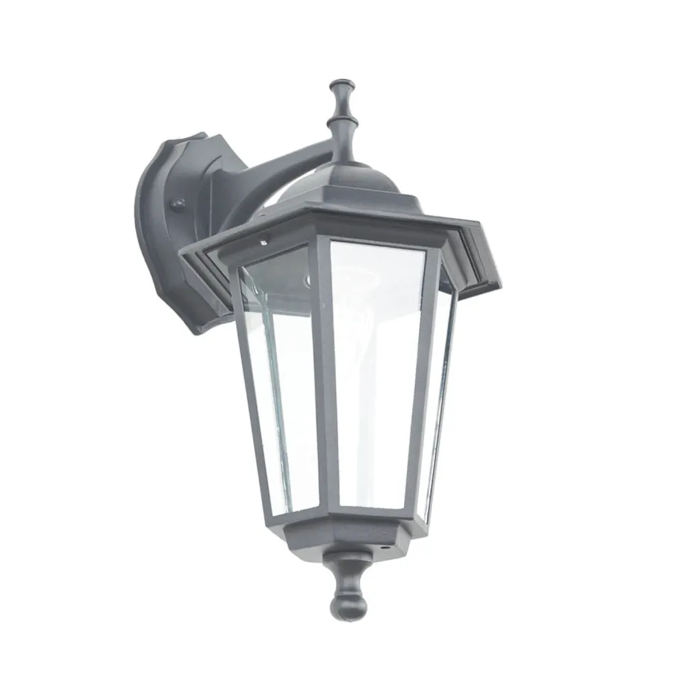 Rustikale Außenleuchte Anthrazit IP44 PARIS