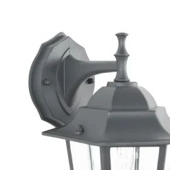 Rustikale Außenleuchte Anthrazit IP44 PARIS