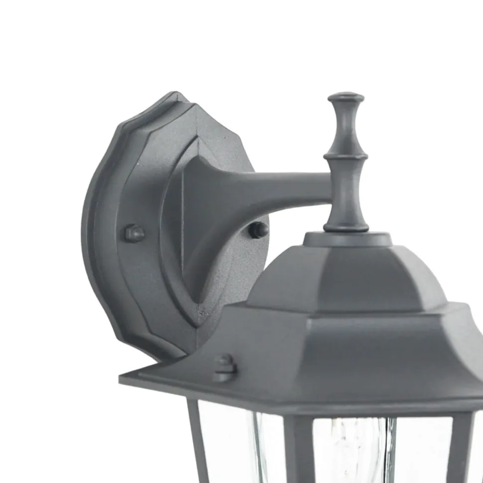 Rustikale Außenleuchte Anthrazit IP44 PARIS