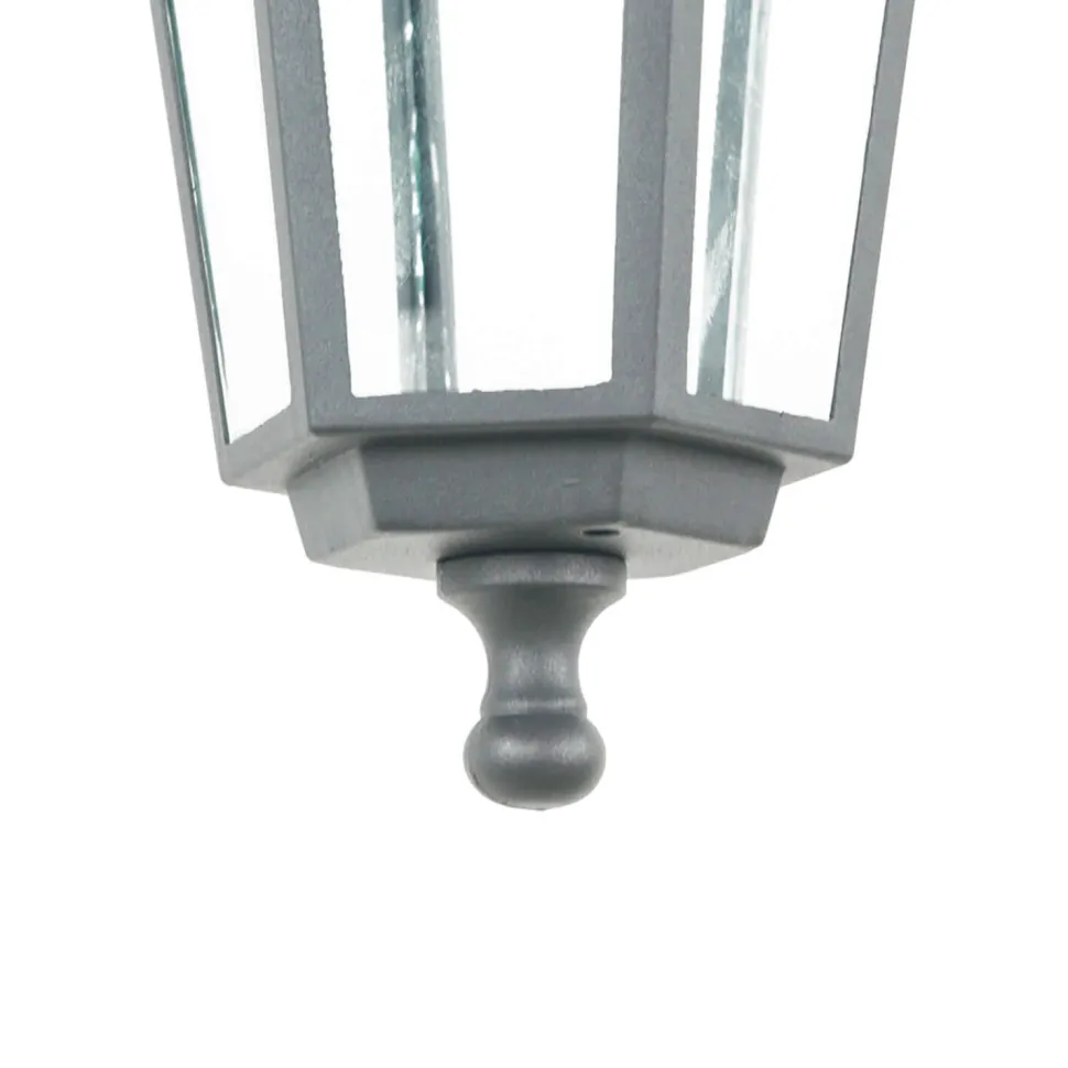 Rustikale Außenleuchte Anthrazit IP44 PARIS