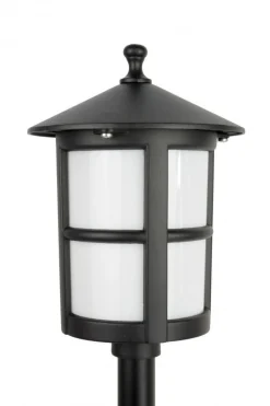 Rustikale Außenleuchte 71cm regenfest Schwarz E27