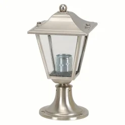 Rustikale Außenleuchte Messing H:25cm Garten Weg