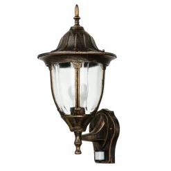 Rustikale Außenleuchte mit Bewegungsmelder MILANO