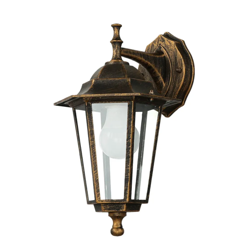 Rustikale Außenleuchte PARIS Kupfer Antik IP44 E27