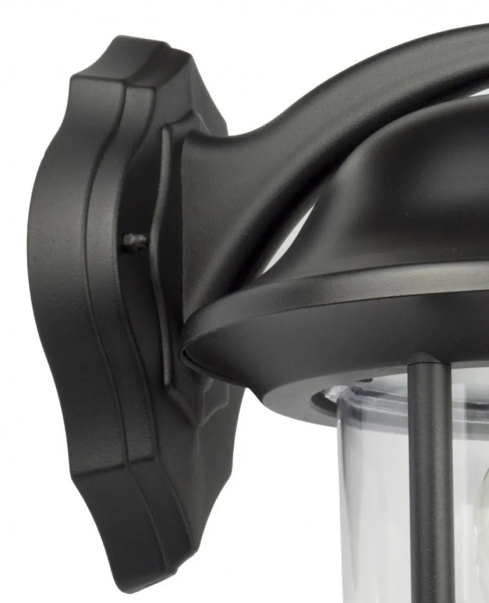 Rustikale Außenleuchte Schwarz IP43 wetterfest E27