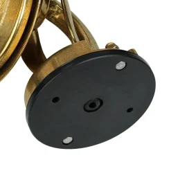 Rustikale Außenwandleuchte aus Echt-Messing KORFU